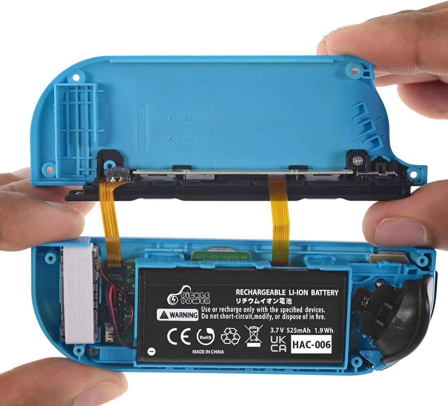 Joy Con Battery Replacement, 2Pcs HAC-006 Battery for Nintendo Switch HAC-015 HA