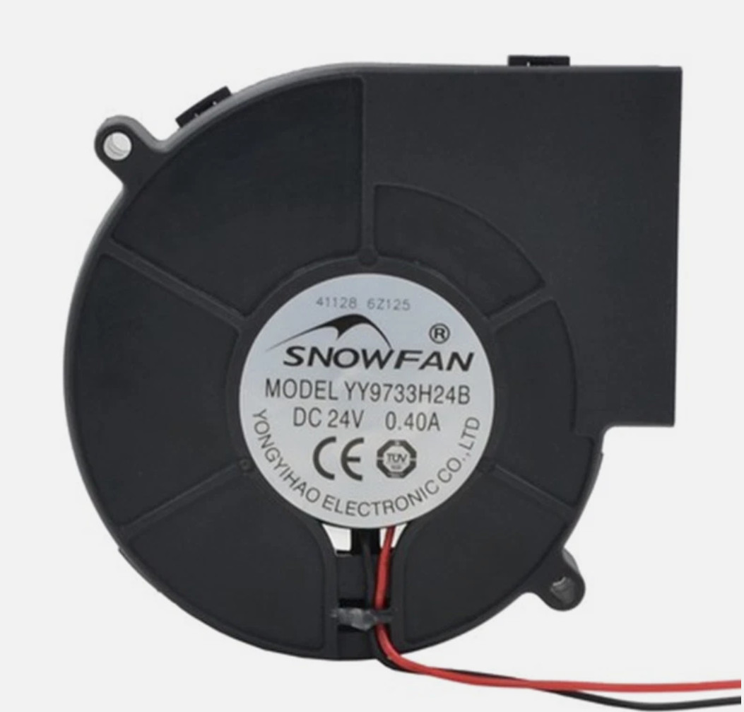 9733 24v double ball turbine DC fan blower YY9733H24B 24V 0.40A #rjia @yay