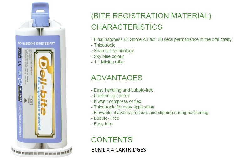 Delikit  Bite Registration 4X50ml / Box _IMBR