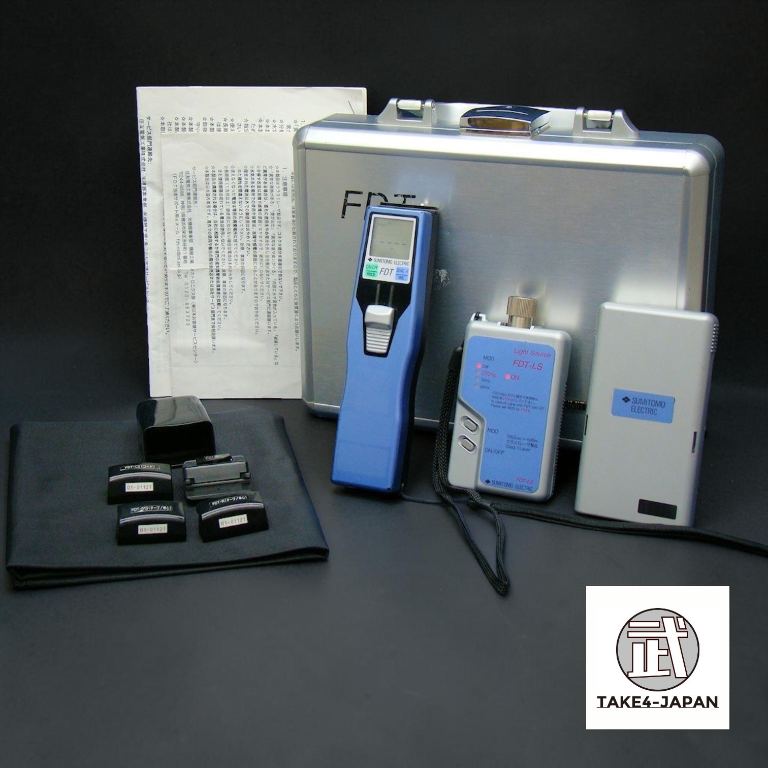 SUMITOMO FDT-LS Optical Fiber Identifier Power Meter 1310/1550nm SC Japan