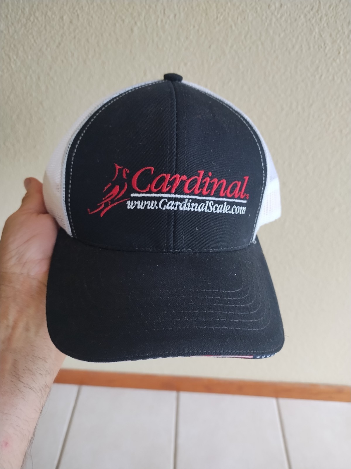 CARDINAL Scale Company Mesh Baseball Cap Adjustable Snapback Hat USA