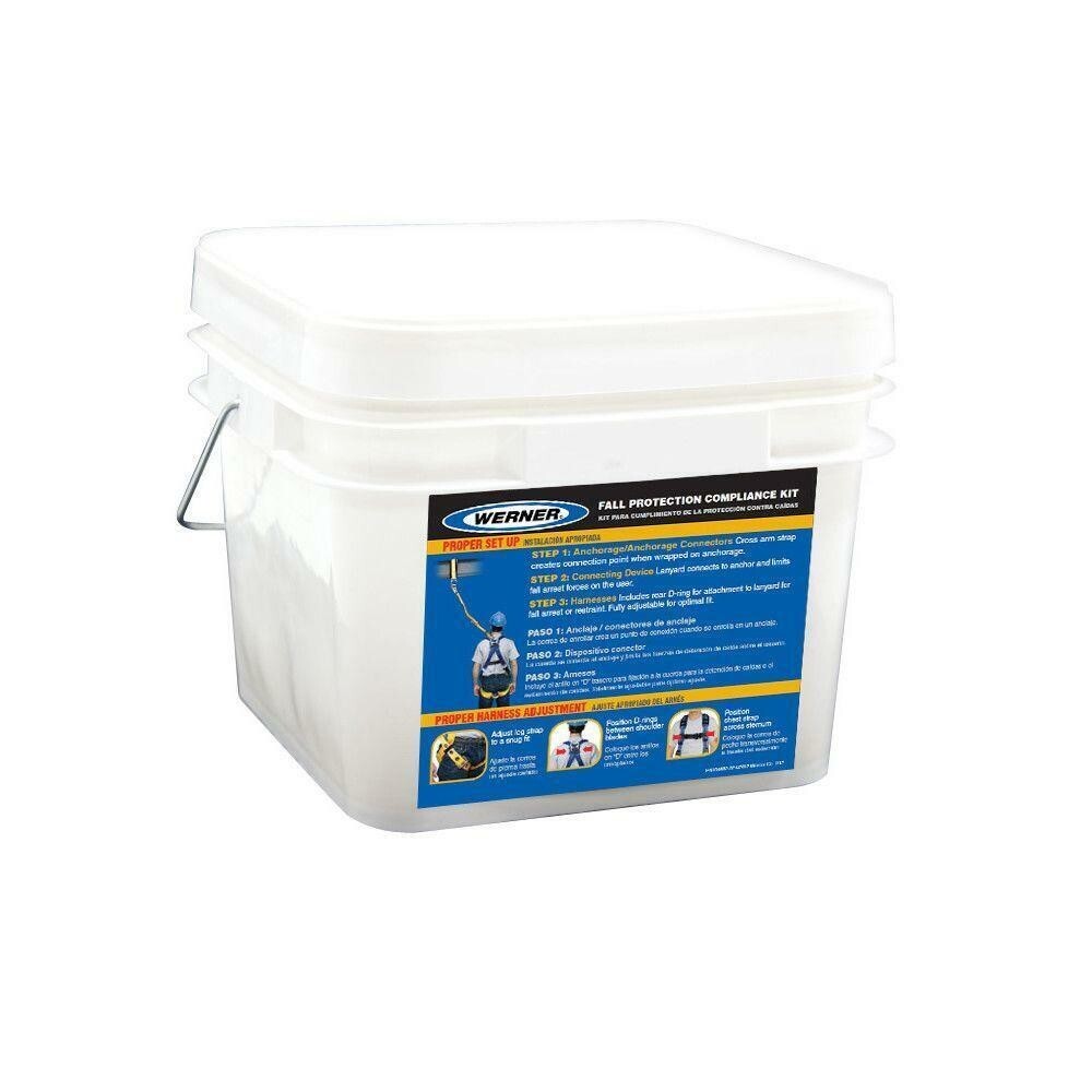 WERNER K121001 CONSTRUCTION/ MAINTENANCE KIT,BASIC,PASS-THRU BUCKLE HARNESS