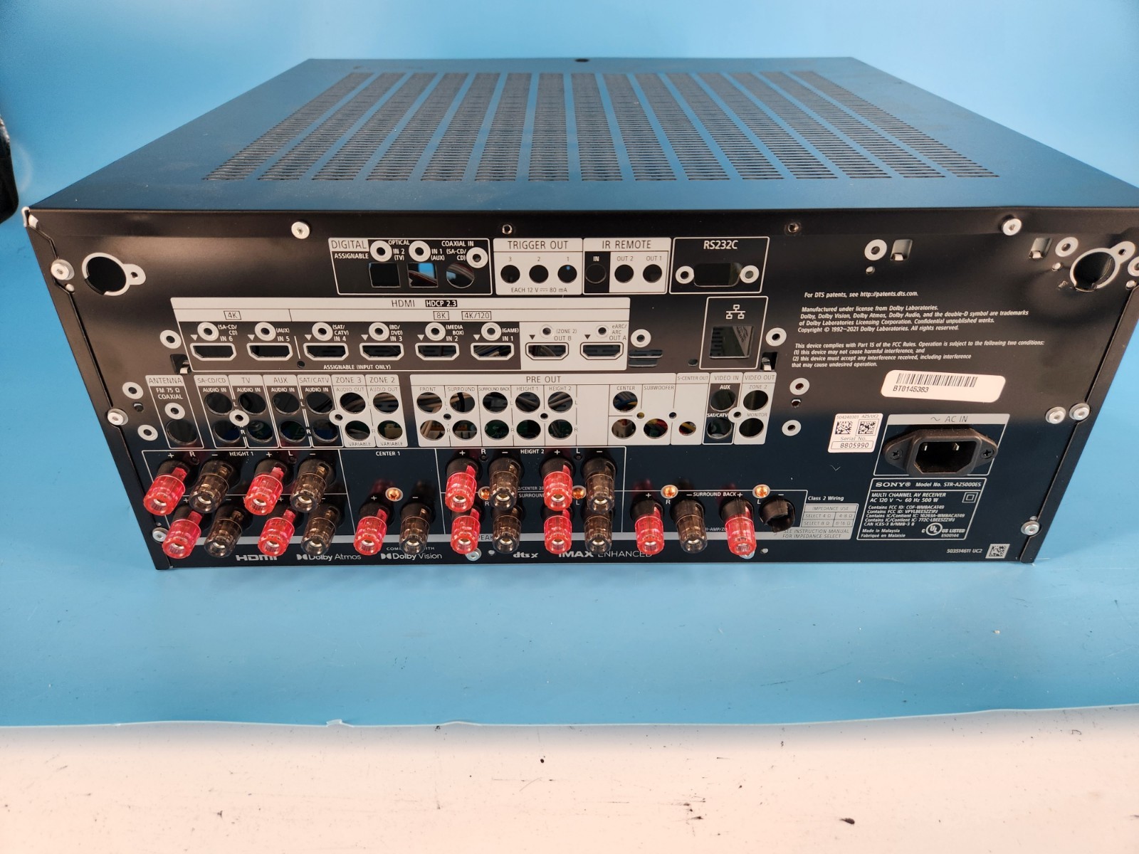 Sony Premium STR-AZ5000ES 11.2 Channel 8K Home Theater AV Receiver UHD FOR PARTS