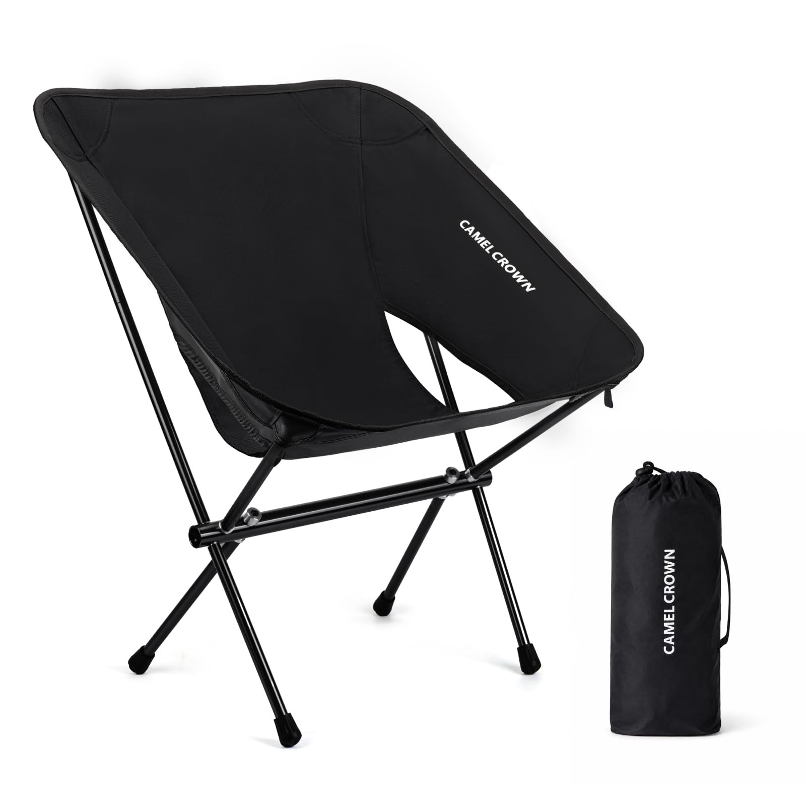 Lightweight Camping Chair, Portable Aluminum Folding Chair with Detachable Wa...