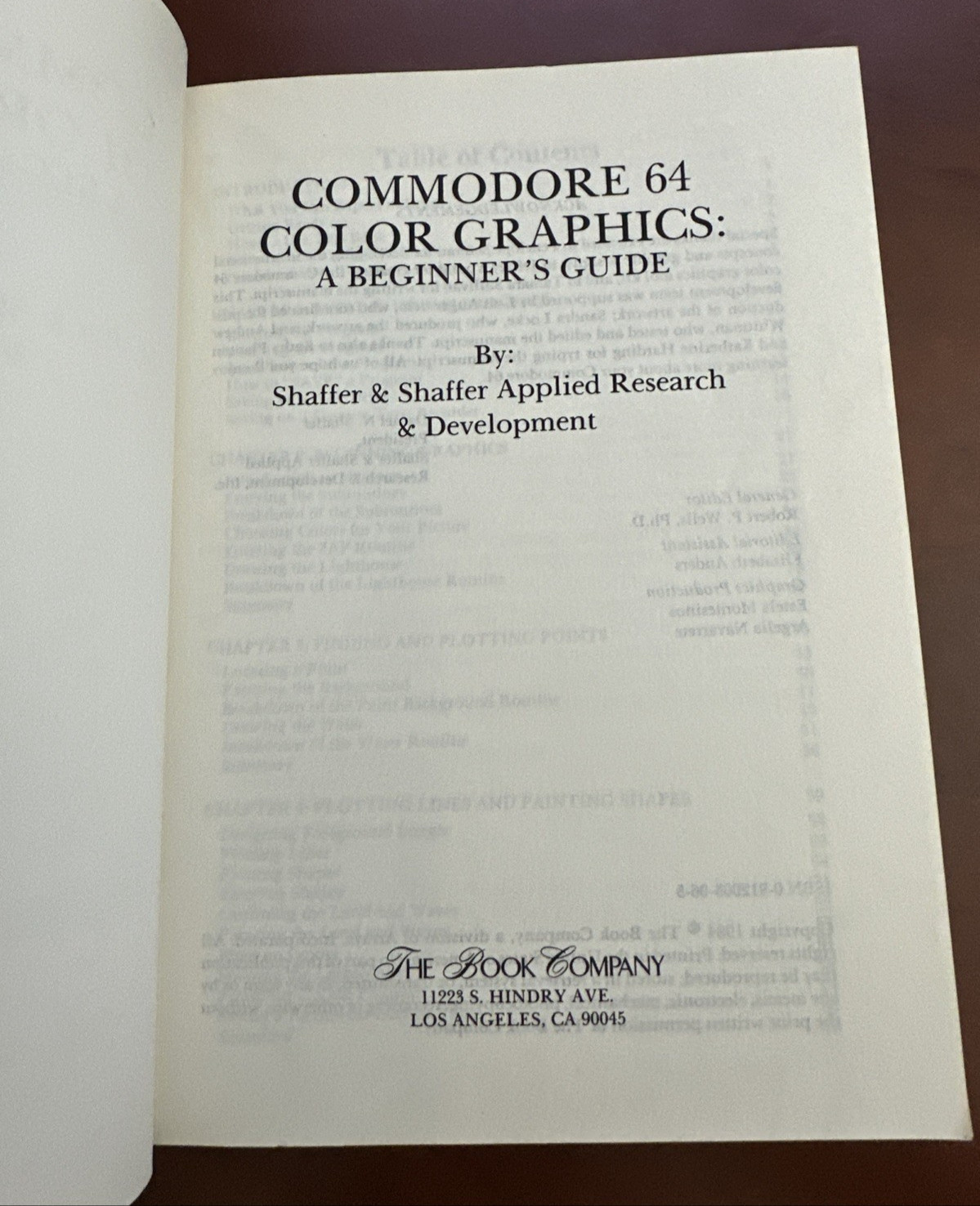 Commodore 64 Color Graphics A Beginners Guide User's Guide 1984