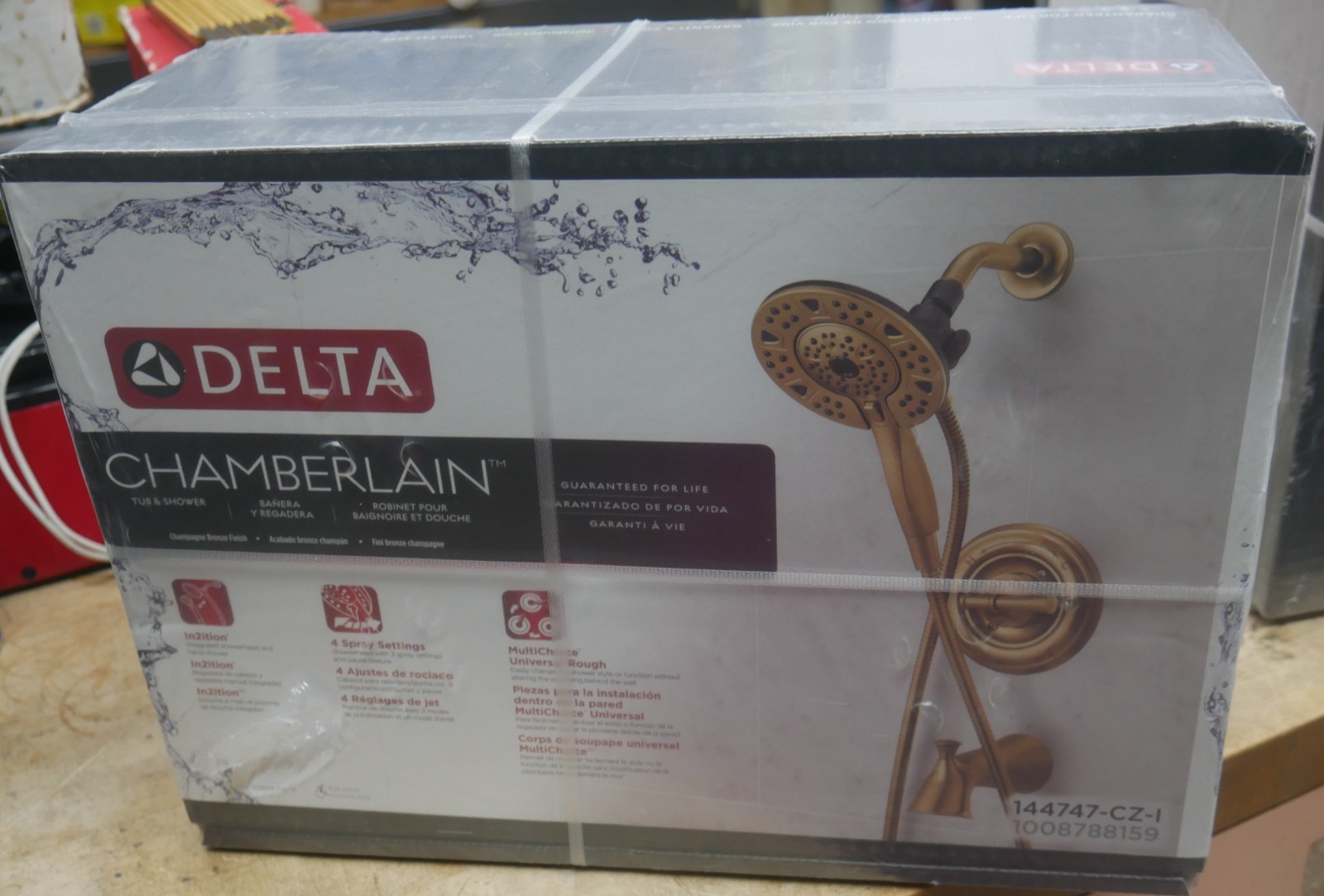 Delta CHAMBERLAIN - 144747-CZ-1 - Tub & Shower Champagne Bronze Brand New Sealed