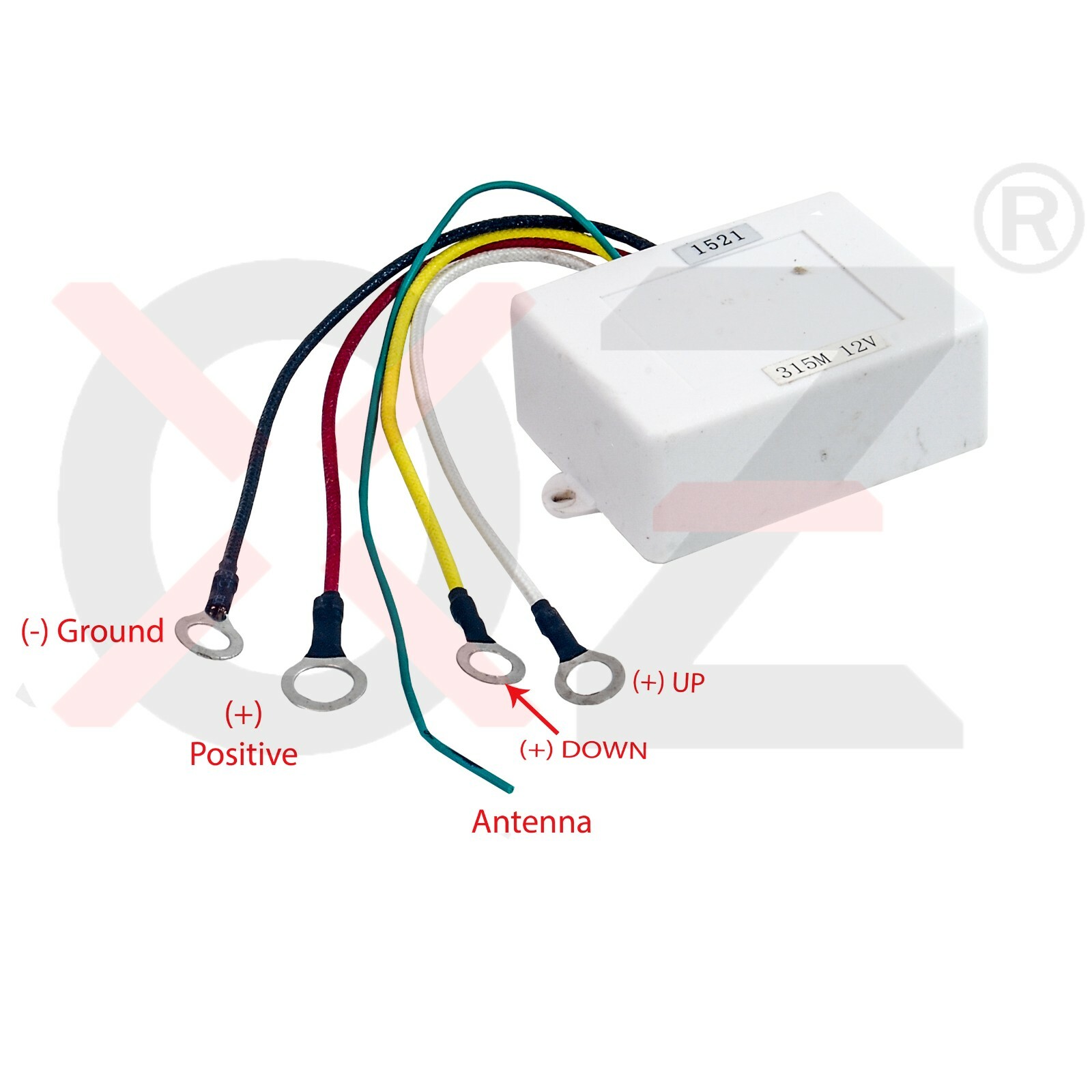Anchor remote windlass wireless switch boat sail trim controller boston whaler