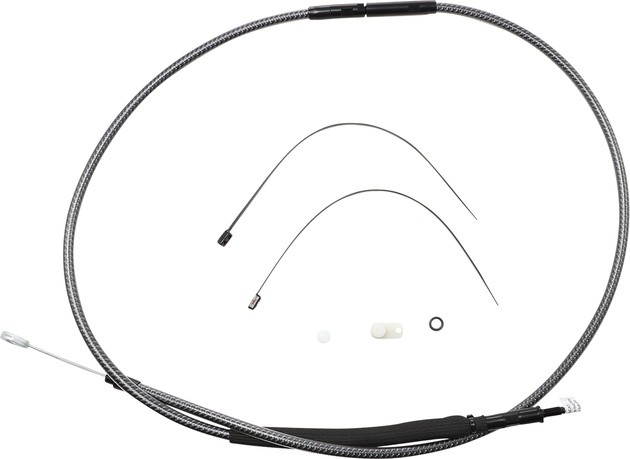 Magnum Braided High Efficiency Clutch Cable Karbon Fiber #722810 Harley Davidson