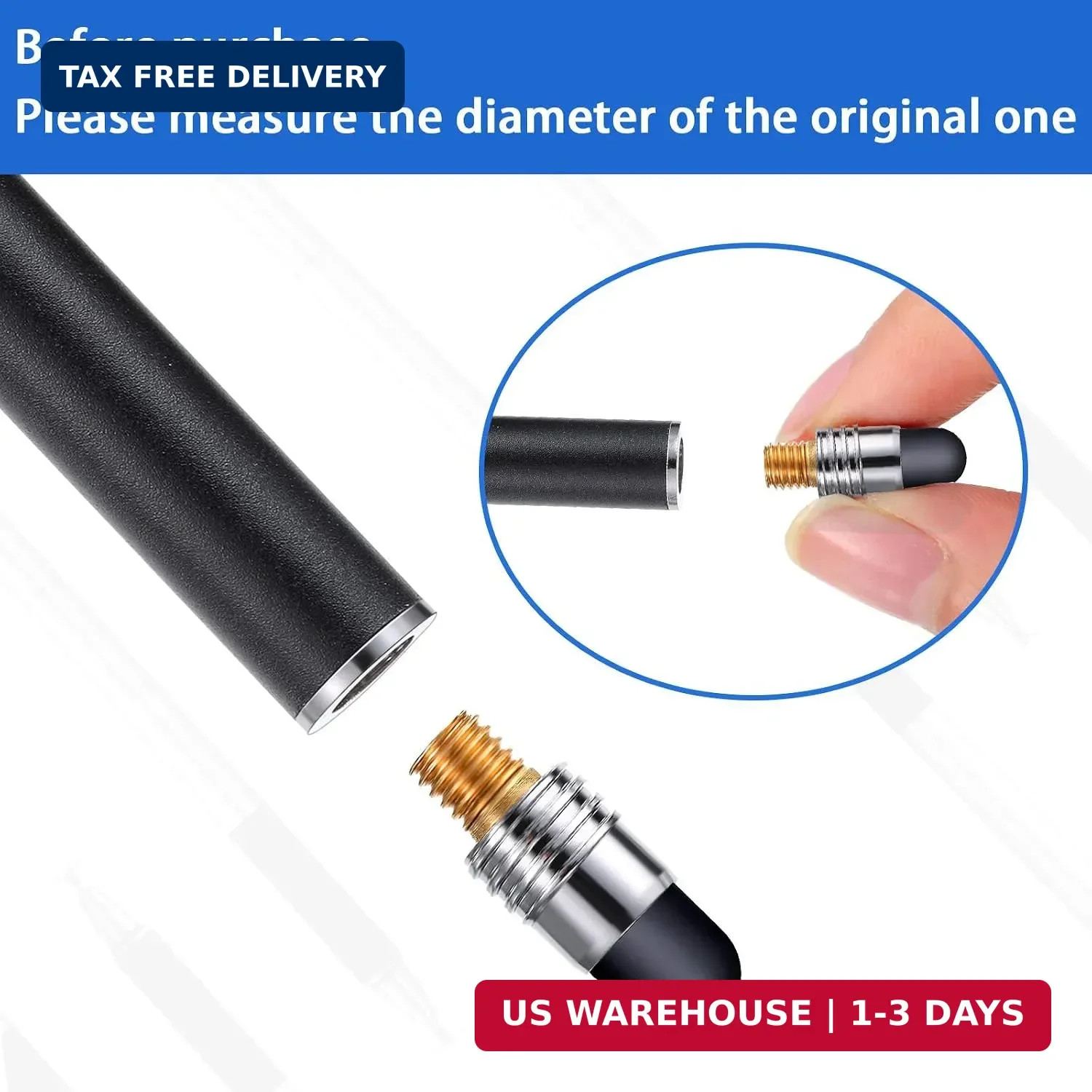 30 Pieces Replacement Stylus Tips Conductive touch screen Pens Tips Capacitive S
