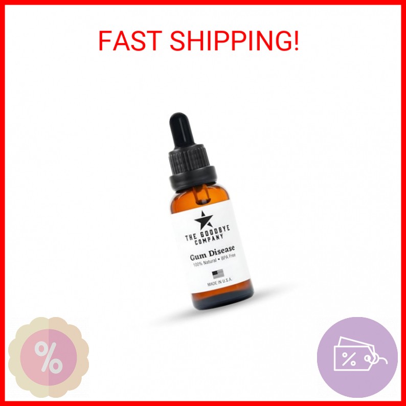 The Goodbye Company Gum Disease Treatment - 100% Pure Neem & Clove Oil - Natural