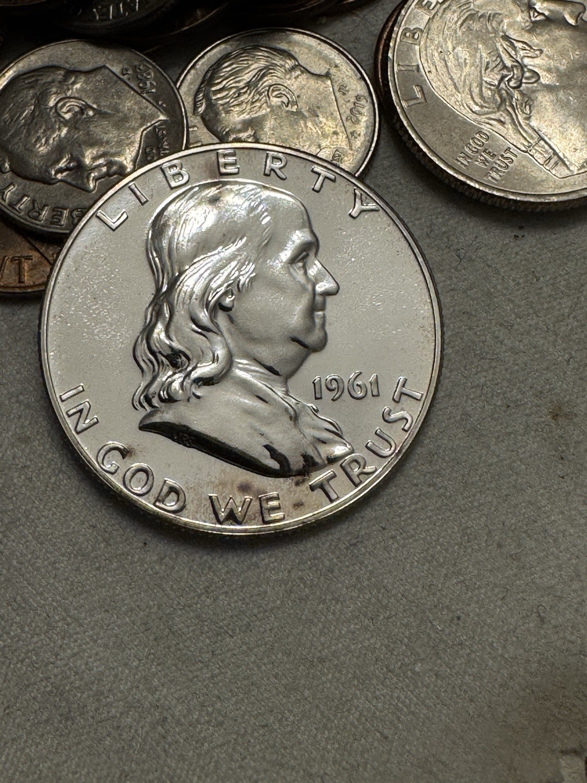 1961 Franklin Half Dollar Proof (DDREV)