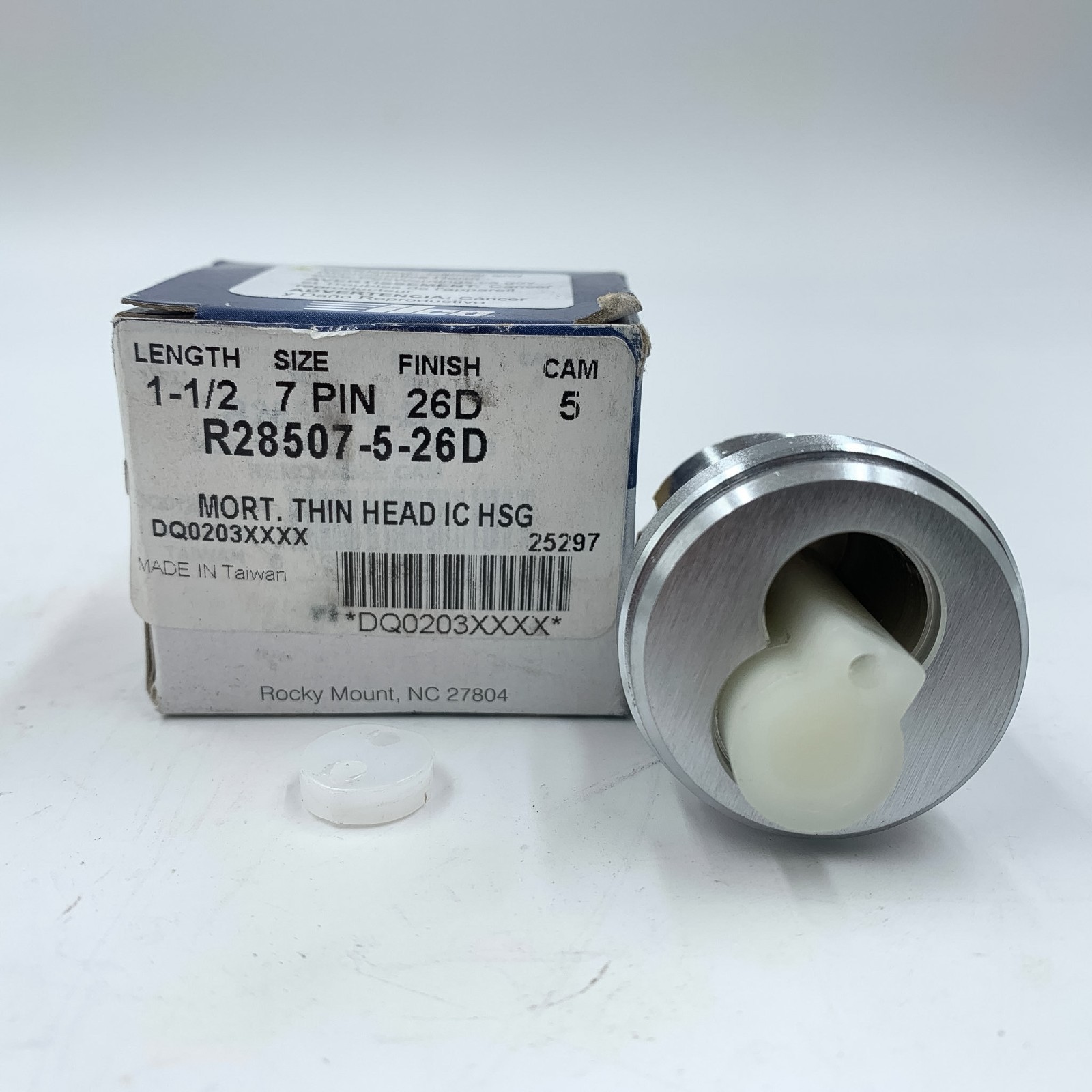 Ilco R28507-5-26D Mortise Housing Thin Head IC 7 Pin