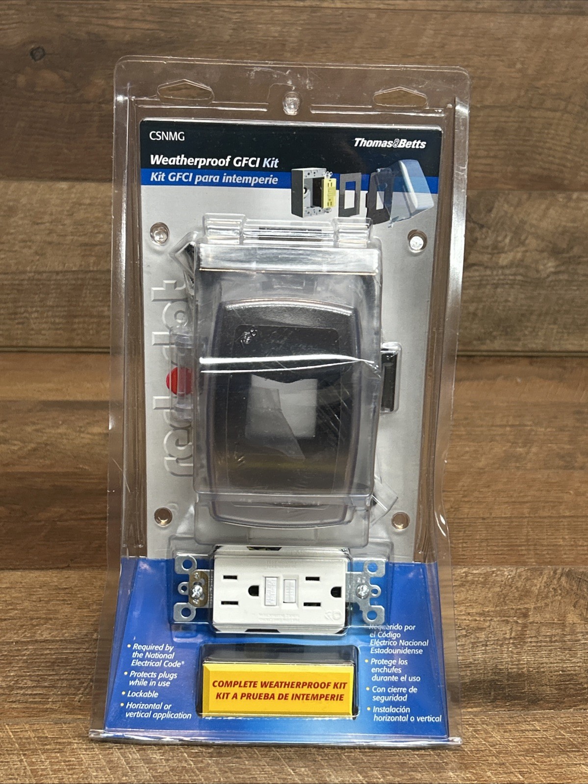 thomas betts red dot Weather Proof GFCI Kit-NEW