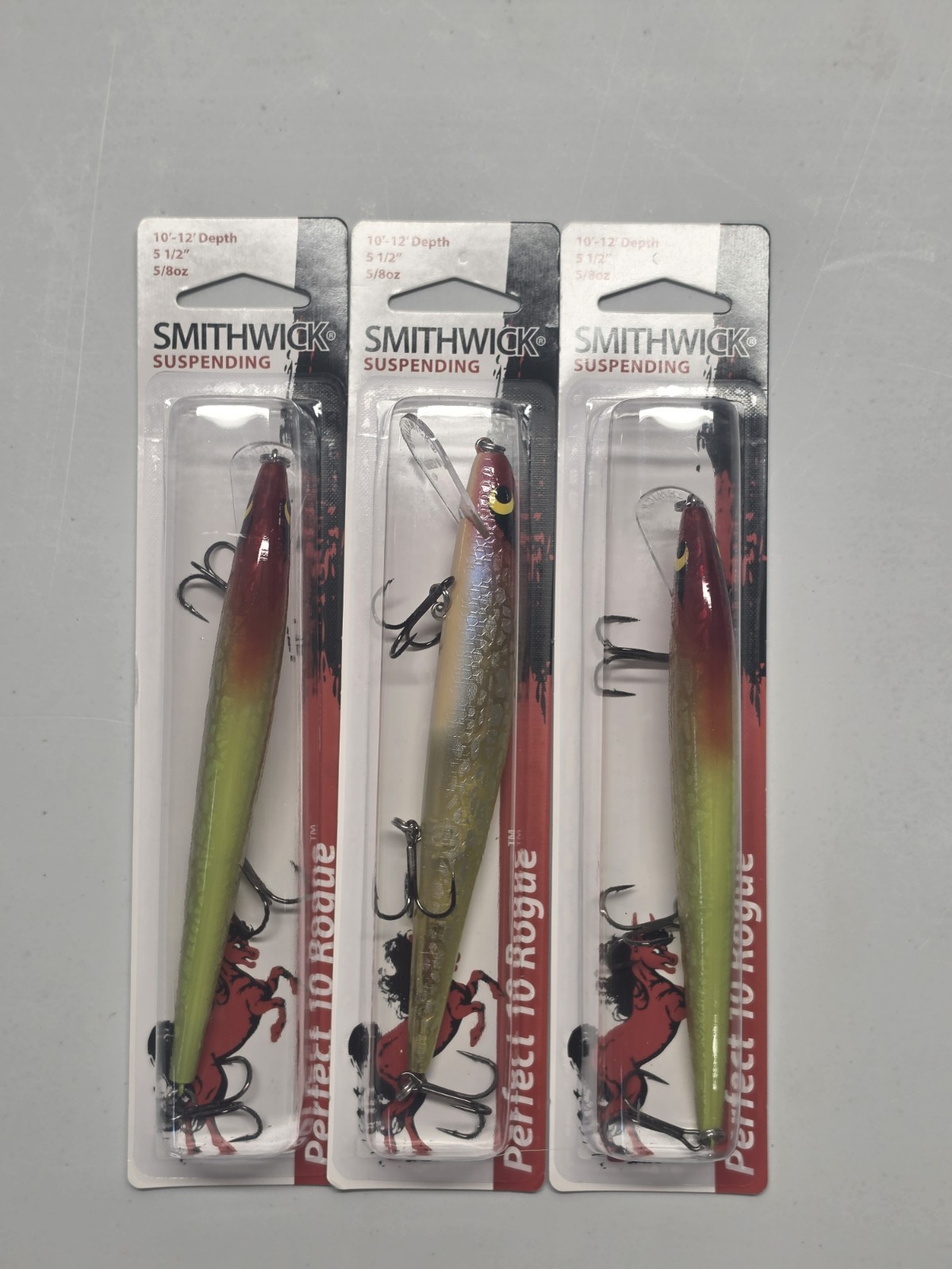 (LOT OF 3) Smithwick Perfect 10 Rogue Suspending / Crickle Clwn