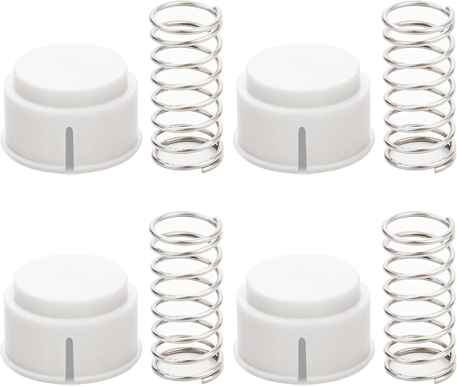 Cooler Replacement Button and Spring Compatible with Igloo Playmate Coolers, 4 P