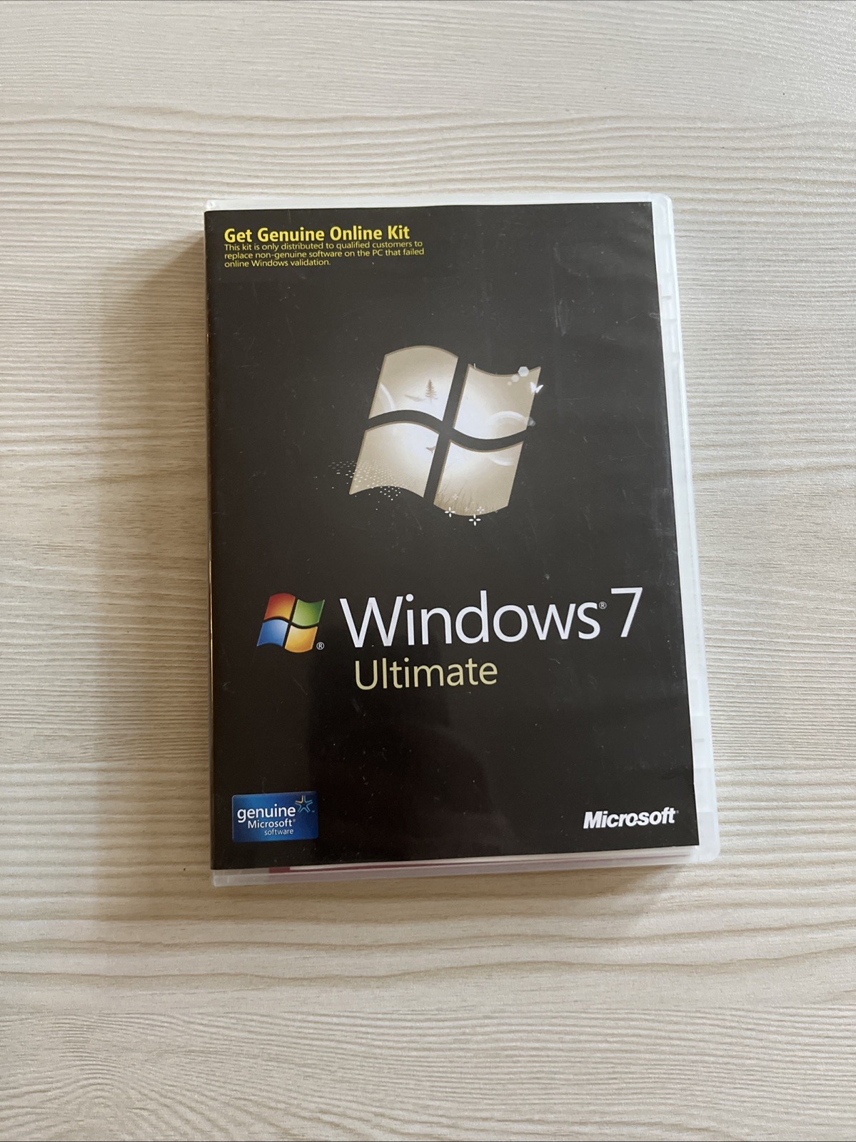 Windows 7 Ultimate 64 & 32 Bit Disks Inserts & Product Key Included Microsoft