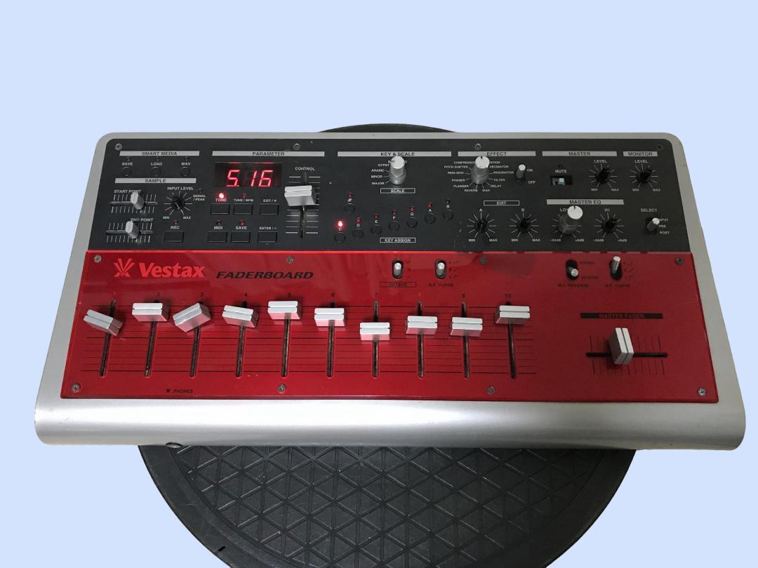 Vestax FADERBOARD Sampler Synthesizer from Japan