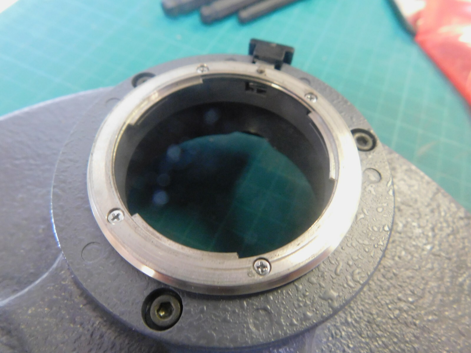 Nikon V-12 Optical Comparator 3 Position Lens Turret
