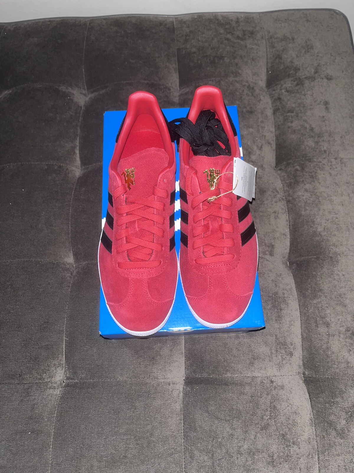 Adidas Gazelle Manchester United Soccer Indoor Shoes Size US 8 NWB
