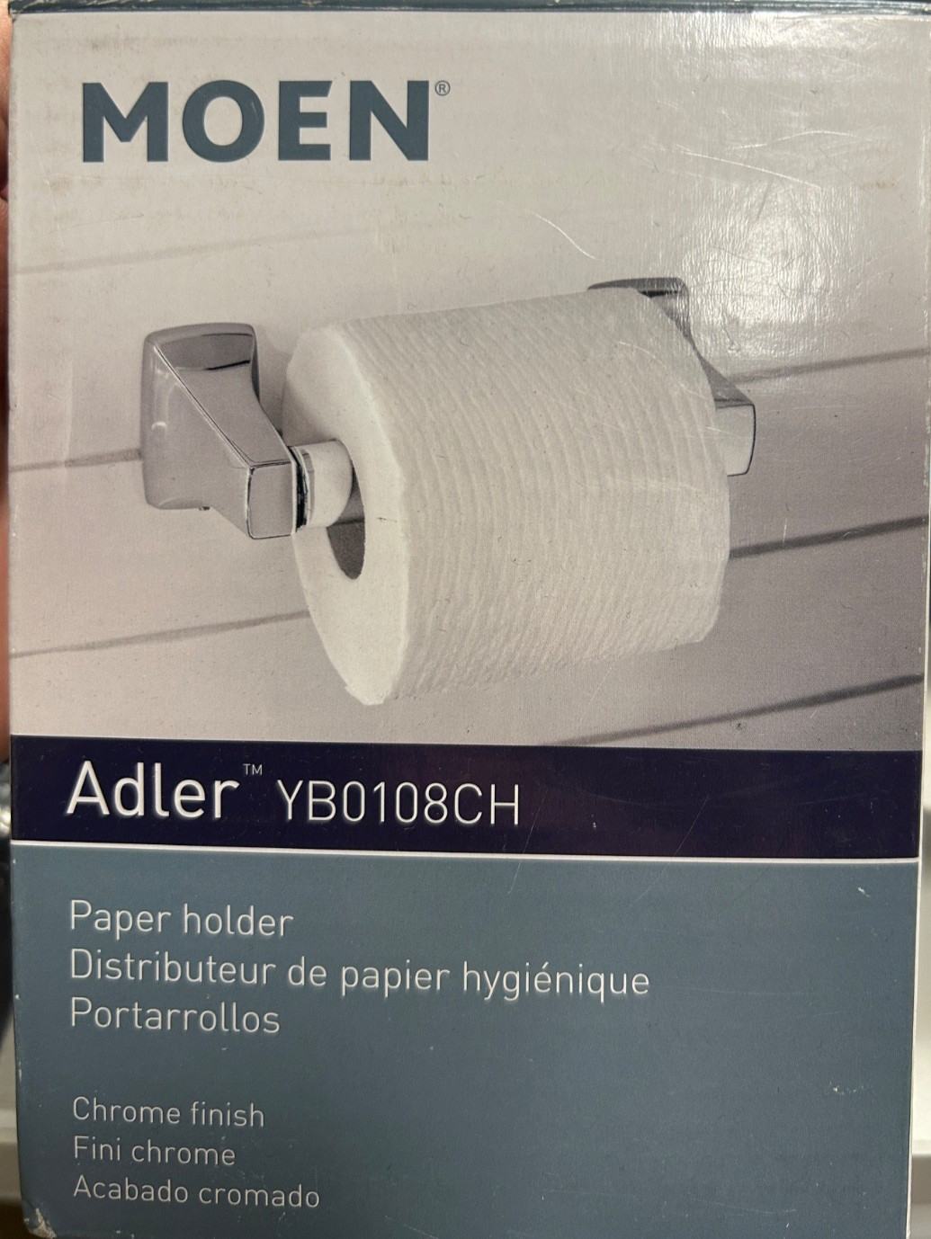 MOEN Adler Toilet Paper Holder in Chrome Finish YB0108CH