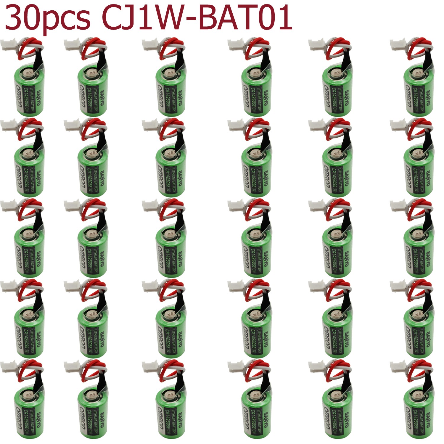 30 x for OMRON CJ1W-BAT01 Battery 3V PLC CJ1M CP1L CP1H CR14250SE-R Battery NEW
