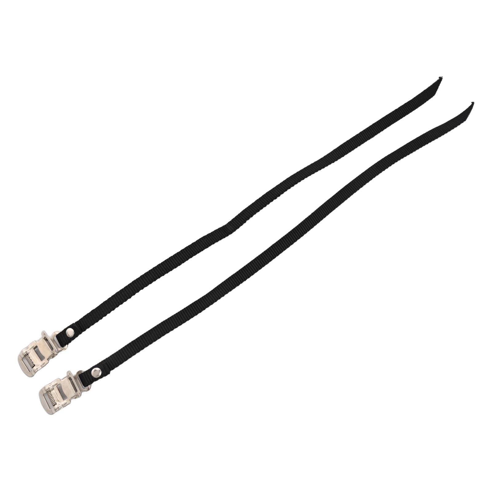 Adjustable Nylon Pedal Toe Straps for Exercise Bikes 2pcs Secure Reliable