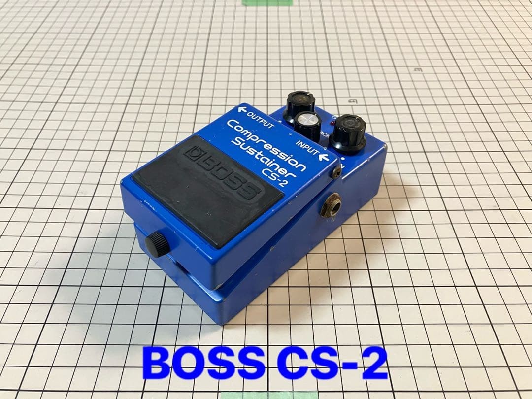 BOSS CS-2 Compression Sustainer Guitar Effects Pedal Used JPN