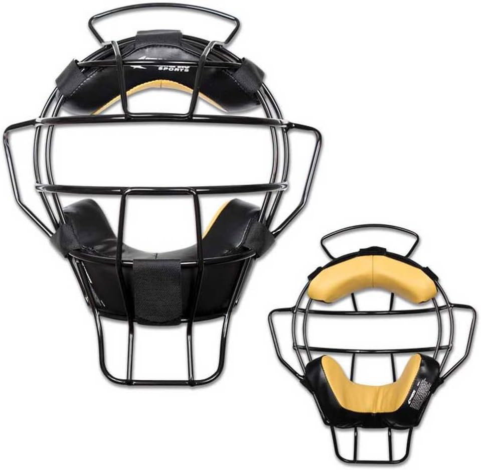 18Oz. Lightweight Baseball/Softball Adult Umpire Face Mask with Bio-Fresh Treatm