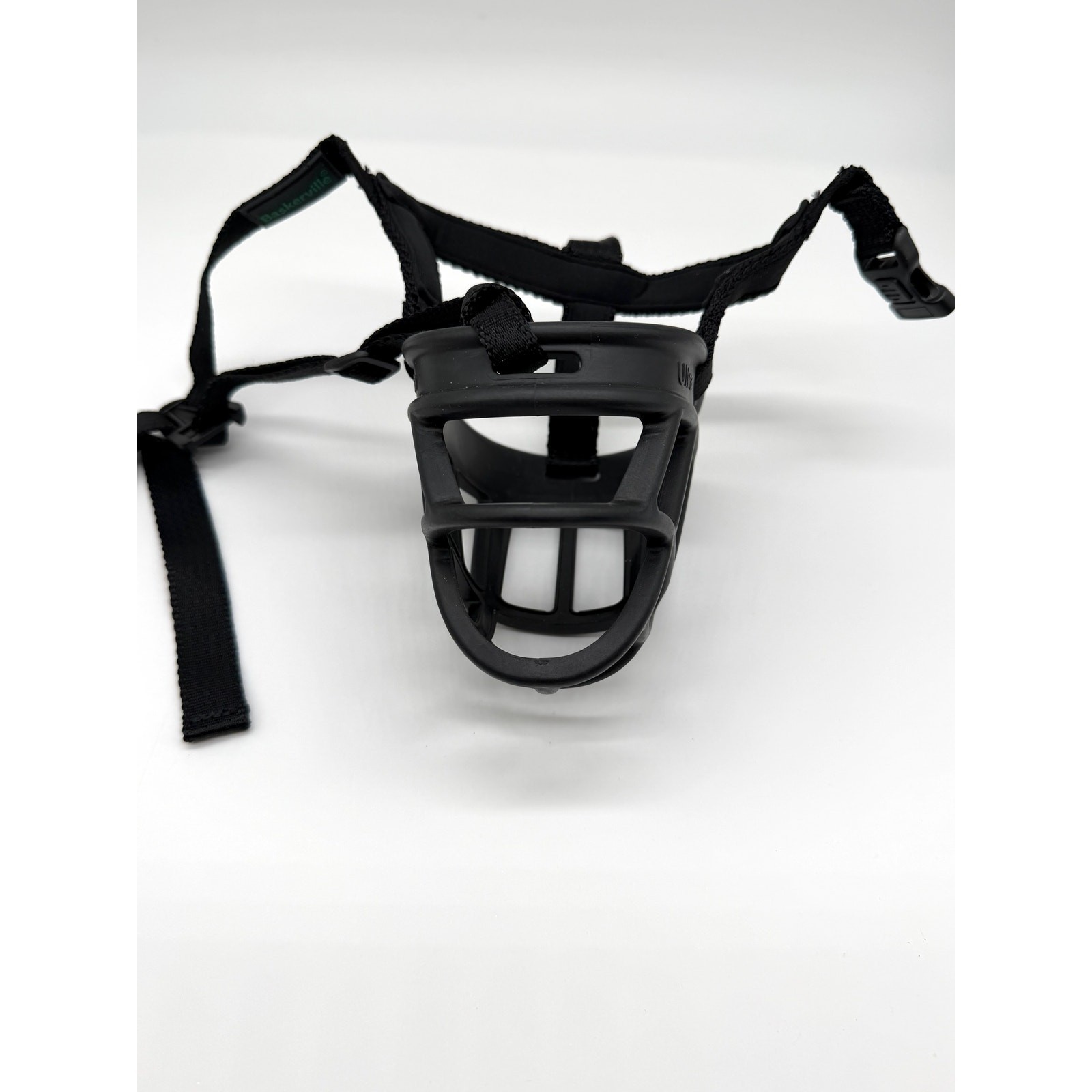 Baskerville Ultra Size 4 Dog Muzzle Adjustable Black Basket Muzzle NWOT