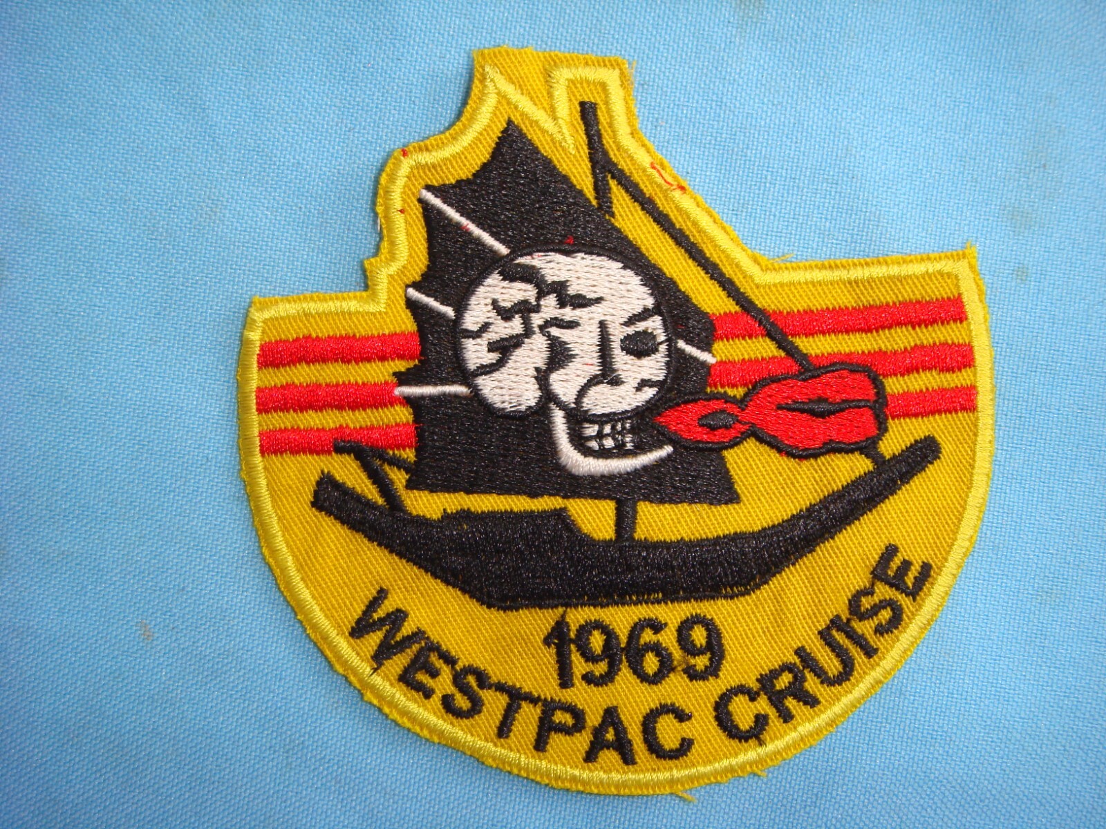 VIETNAM WAR  PATCH, US NAVY WESTPAC CRUISE 1969