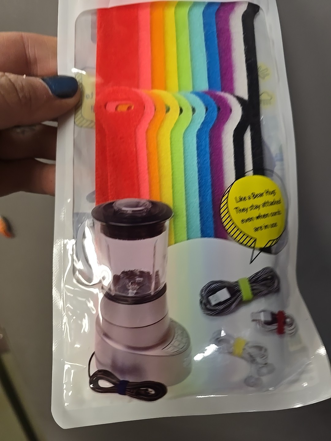 Wrap-It Storage - Self-Gripping Cable Ties (20-Pack) - Multi-Color