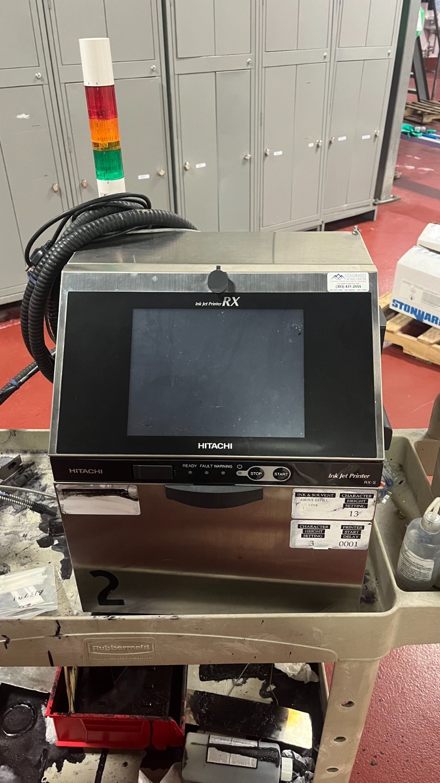 Hitachi RX-SD160W CIJ Inkjet Printer SmartEye EZPIC PARTS/REPAIR Needs Pumps