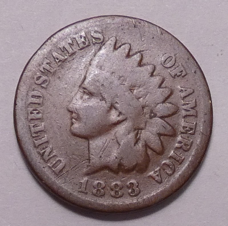 1883 Indian Head Cent Penny - IHC