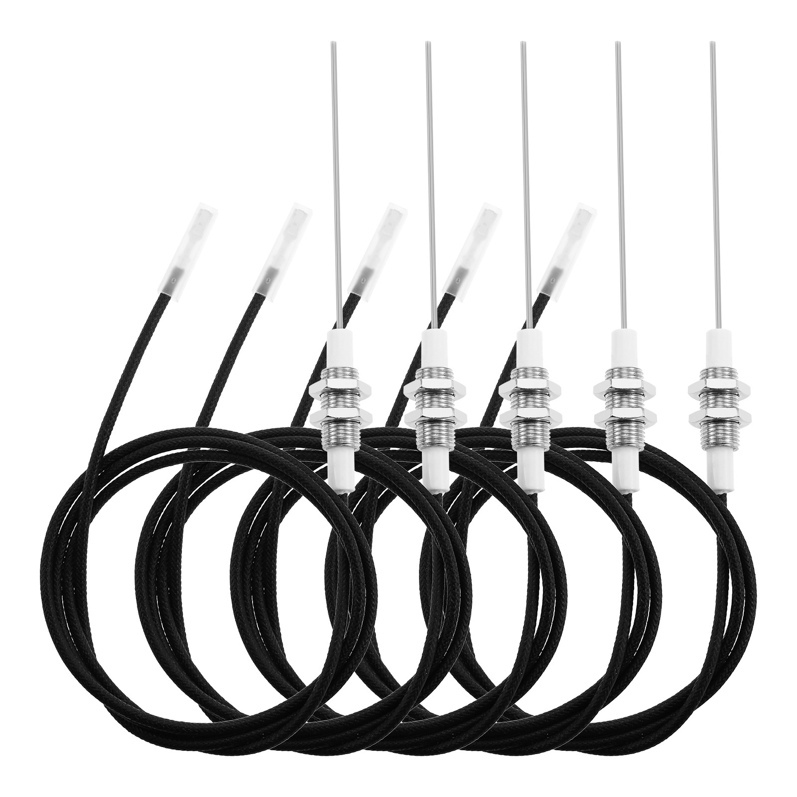 4P Universal Spark Igniter Ceramic Electrode Ignition Plug 36" for Gas Fireplace
