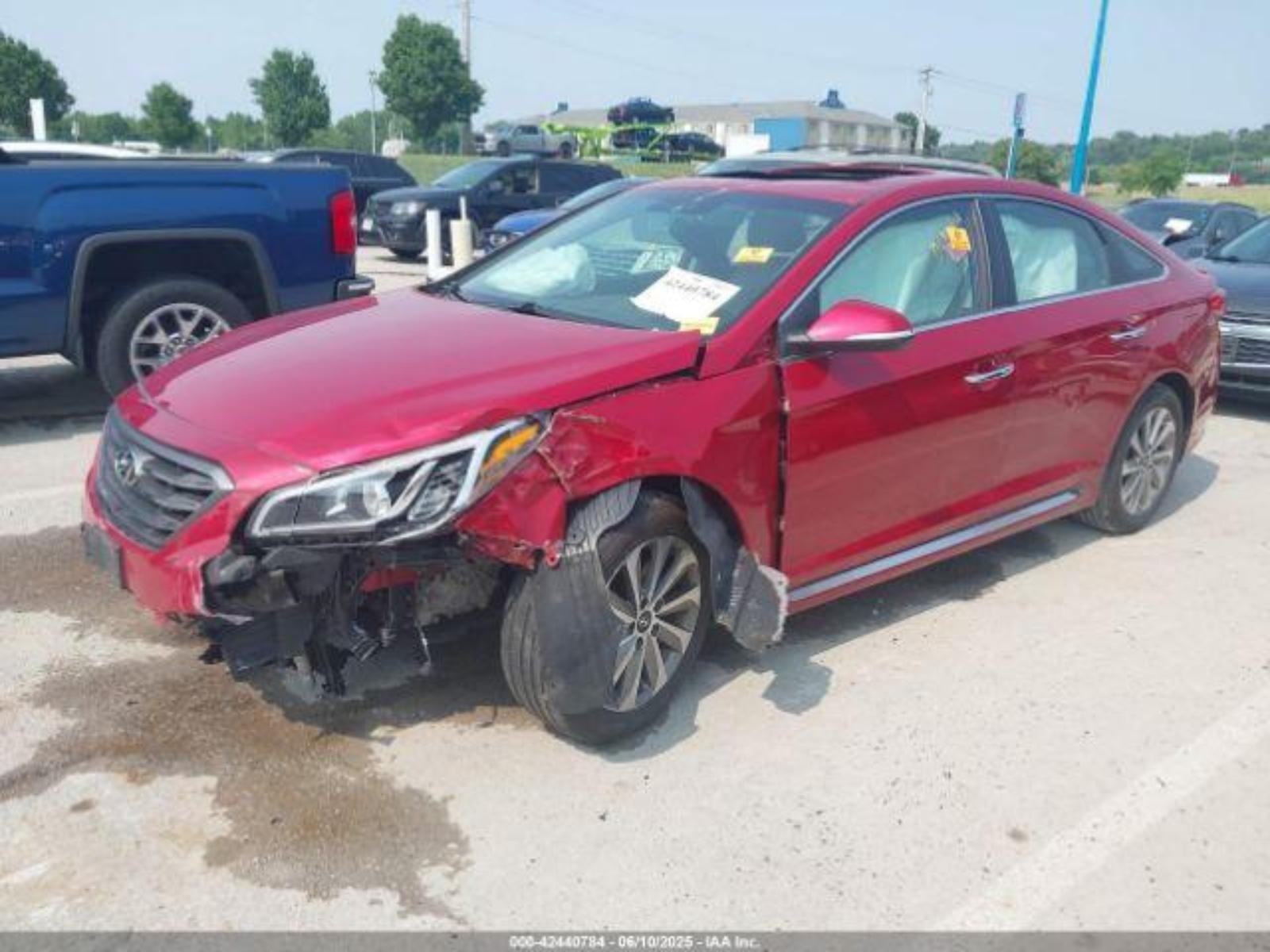2017 HYUNDAI SONATA RR Door Trim Panel