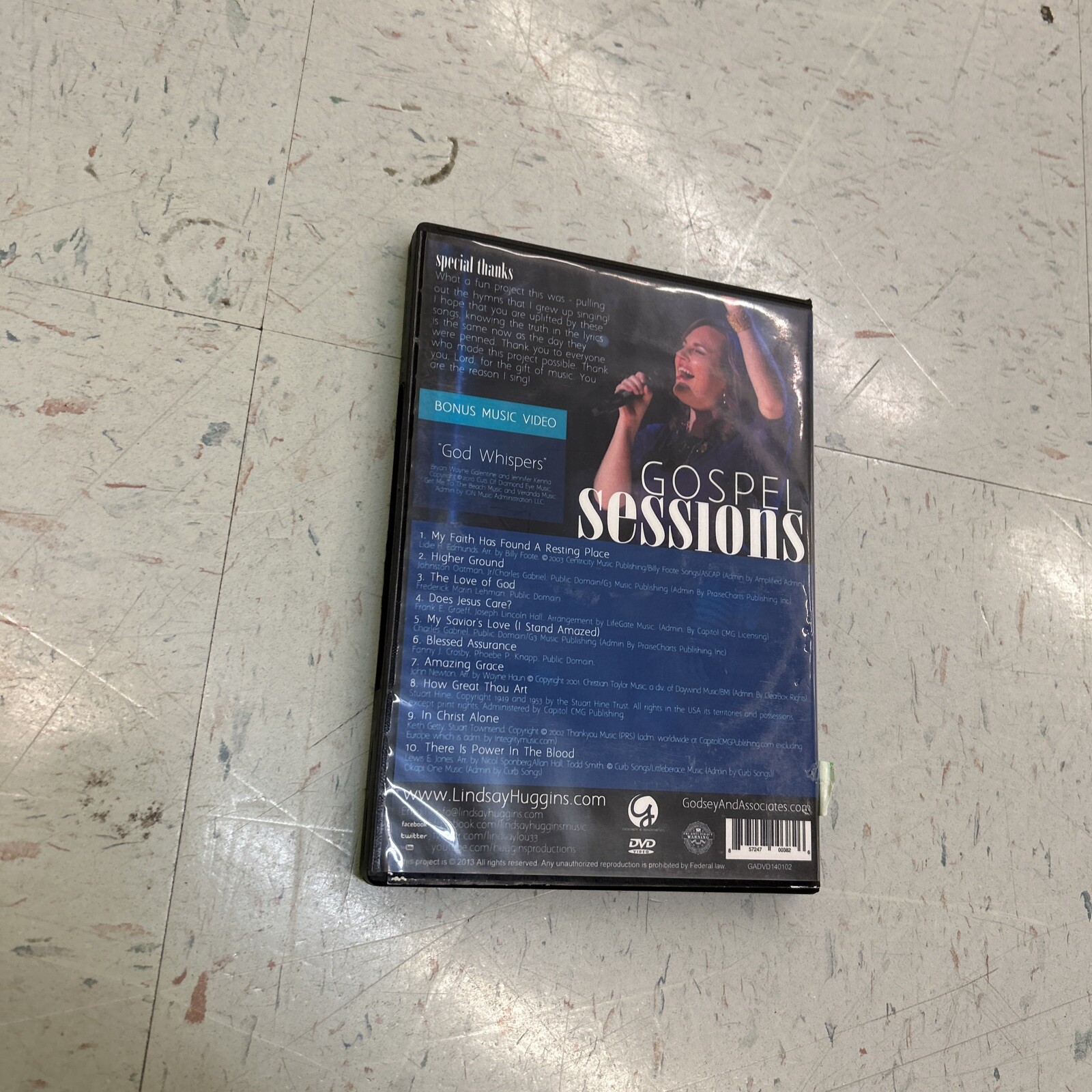 Lindsay Huggins Gospel Sessions DVD