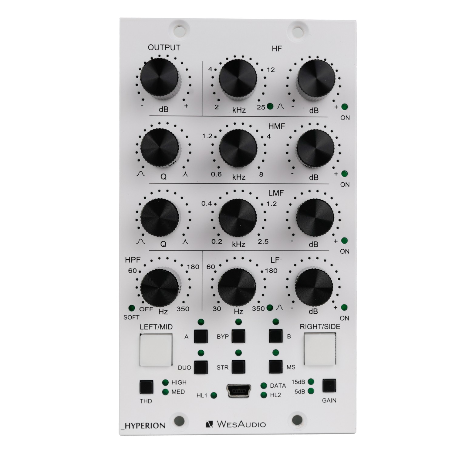 WesAudio _Hyperion 500 Series Parametric EQ #241115 (Used)