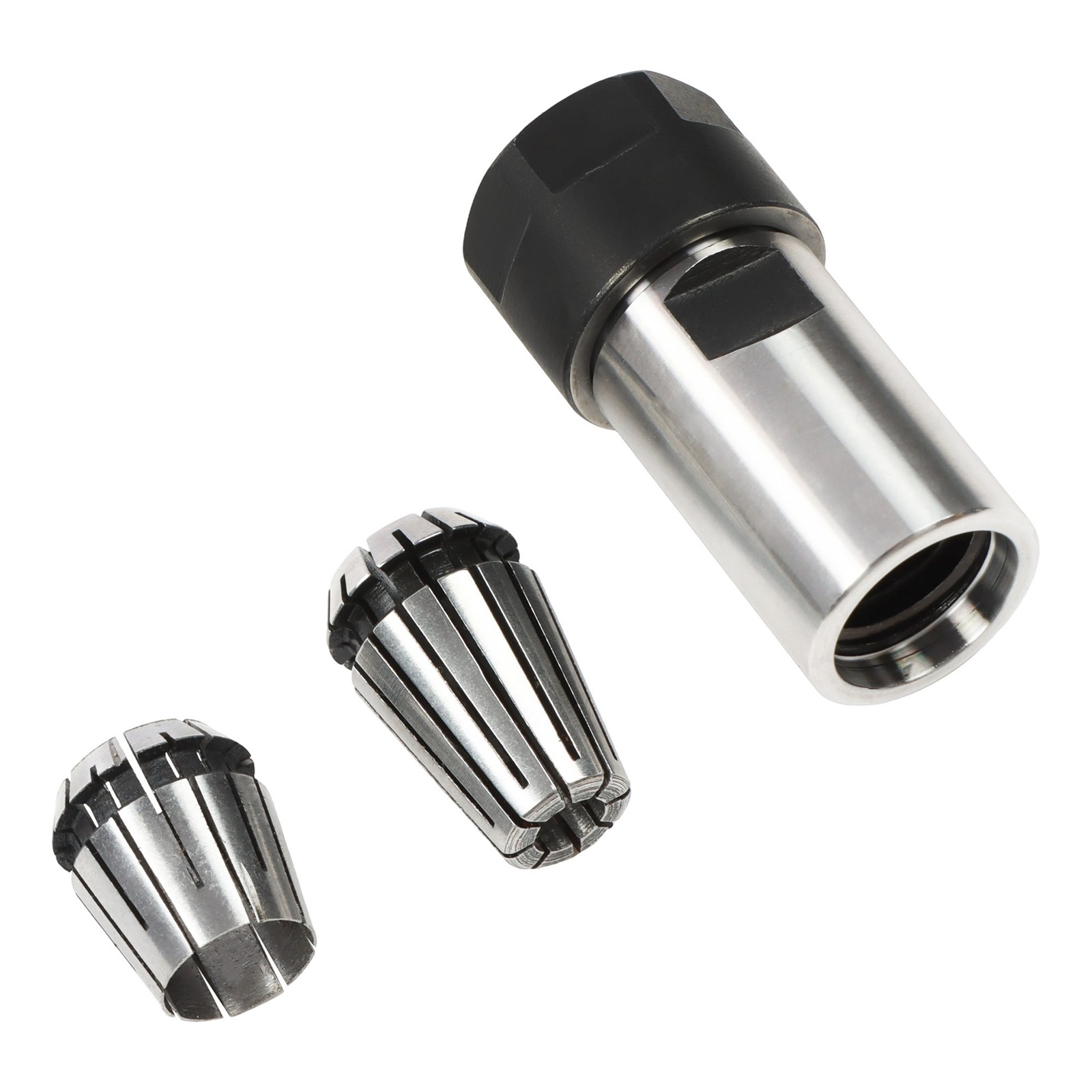 5/8-11 Thread Angle Grinder Extension Shaft Set w/ 1/4" & 1/2" Collets 3Pack