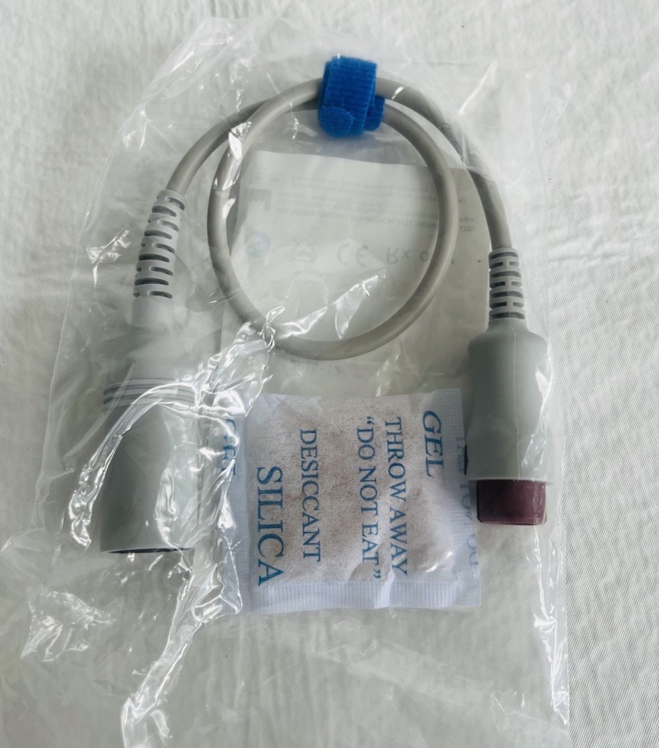 Mindray 0010-20-42795 IBP Adapter Cable 12 Pin Plug & 6 Pin Socket NEW