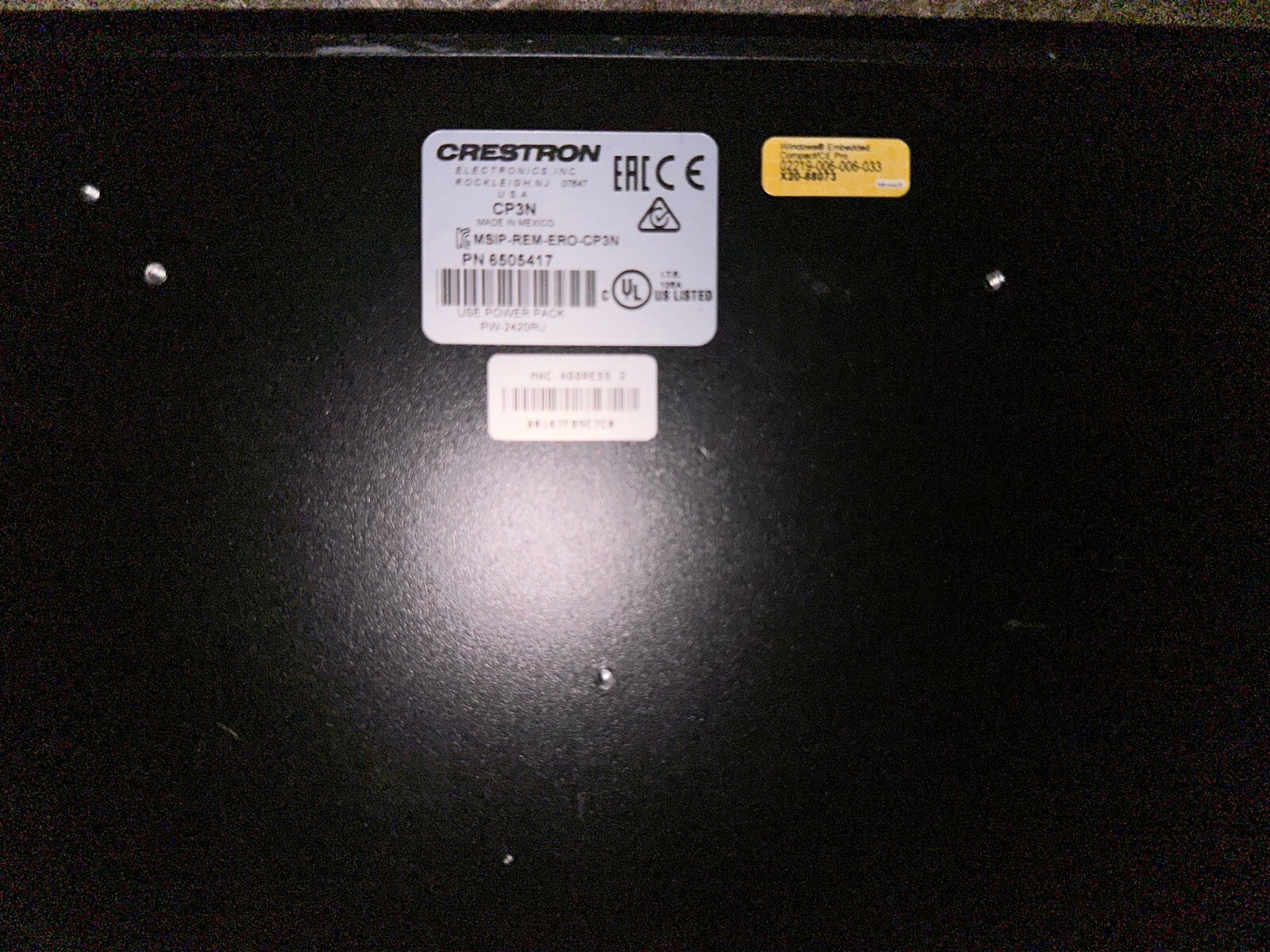 Crestron CP3N 3-Series Advanced Control Processor