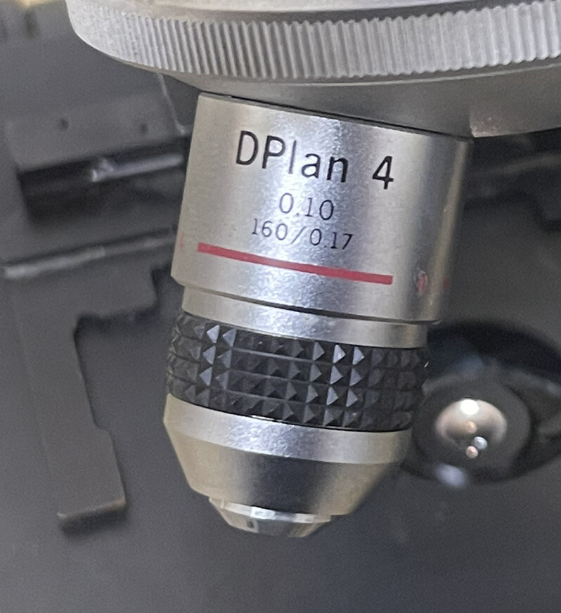 OLYMPUS Objective Lens DPlan 4 0.10 160/0.17 for CH CHBS BH2 Microscope