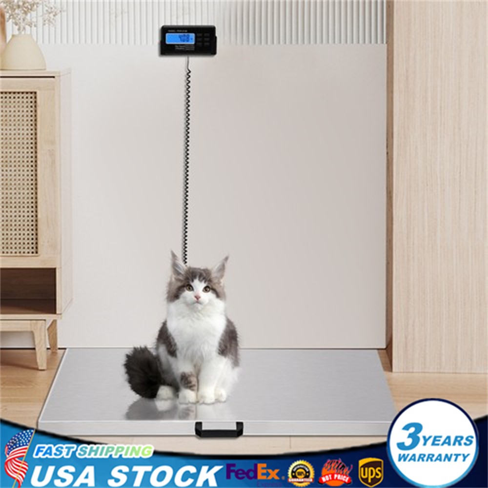 LARGE Pet Weight Scale 440LBS Digital Weight for Shipping Veterinary Livestock