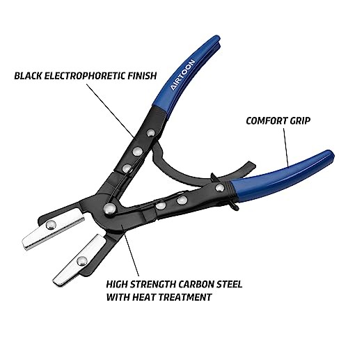 3-Pack Hose Pinching Pliers Set, Automatic Locking Ratcheting, Pinch Off