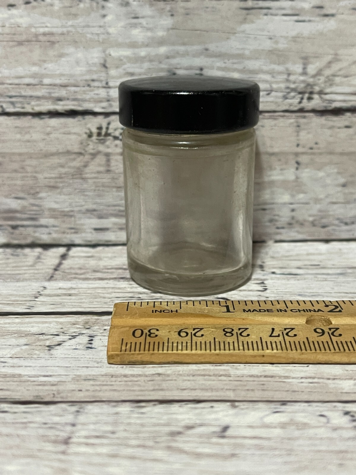 Vintage  Meccano Microscope Set Replacement Parts - EMPTY GLASS CONTAINER