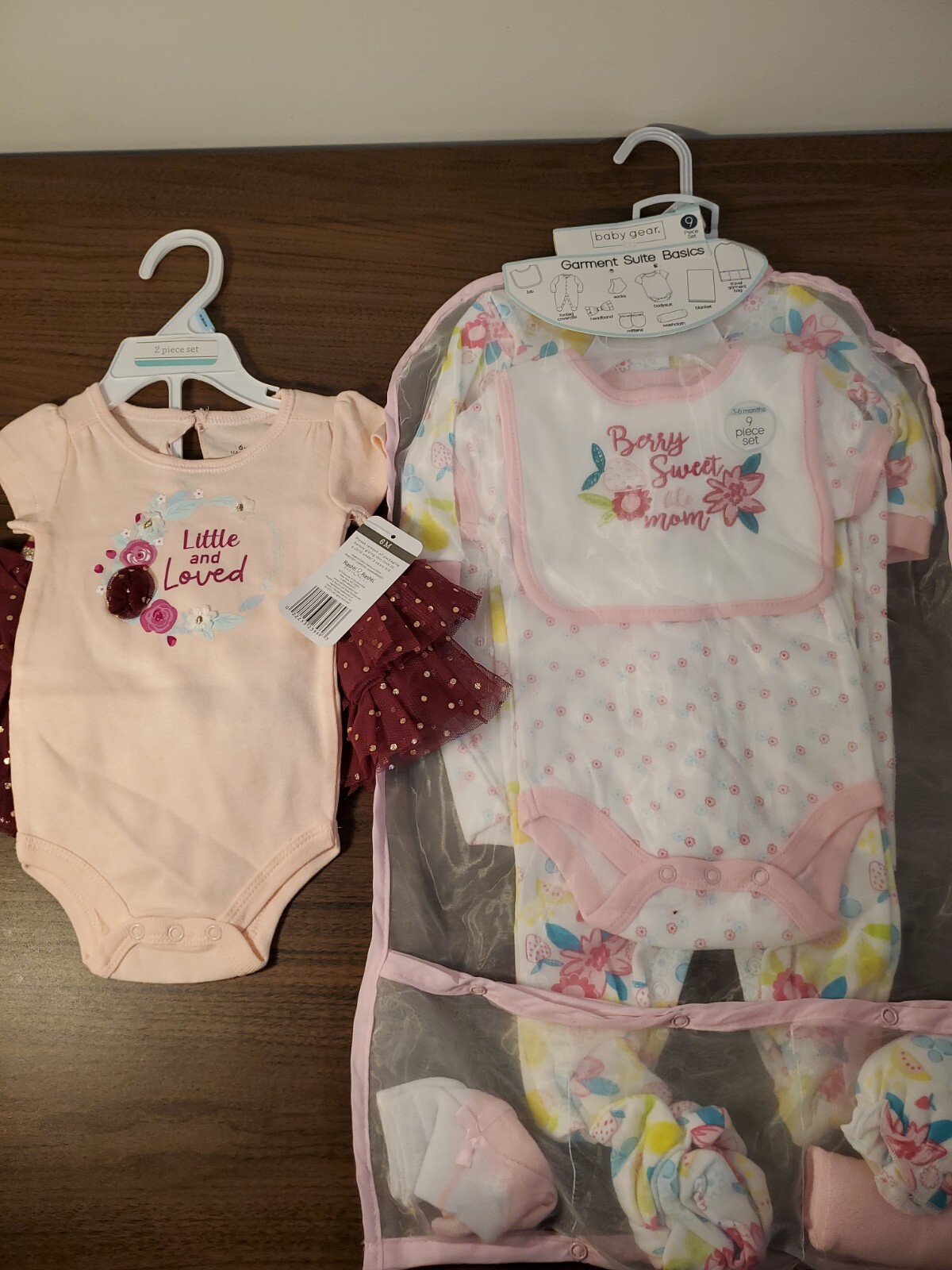 Baby Gear 9 Piece Baby Girl Set~3-6 Month~"Berry Sweet Like Mom" ~ Baby Clothing
