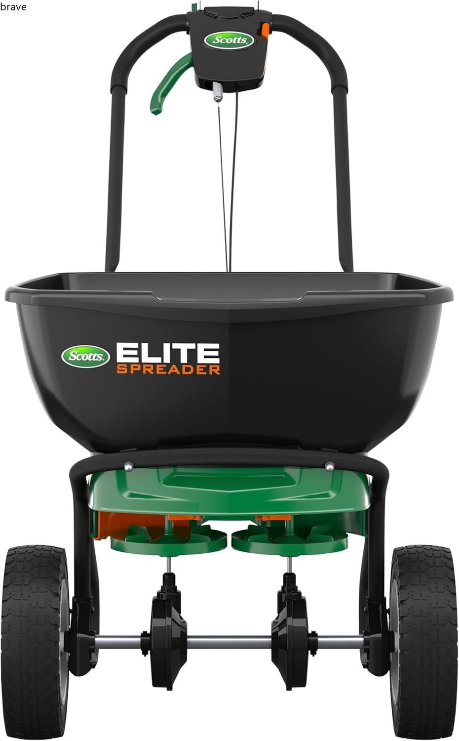 Scotts Elite Spreader for Grass Seed, Weed and Feed,Fertilizer,Salt and Ice Melt