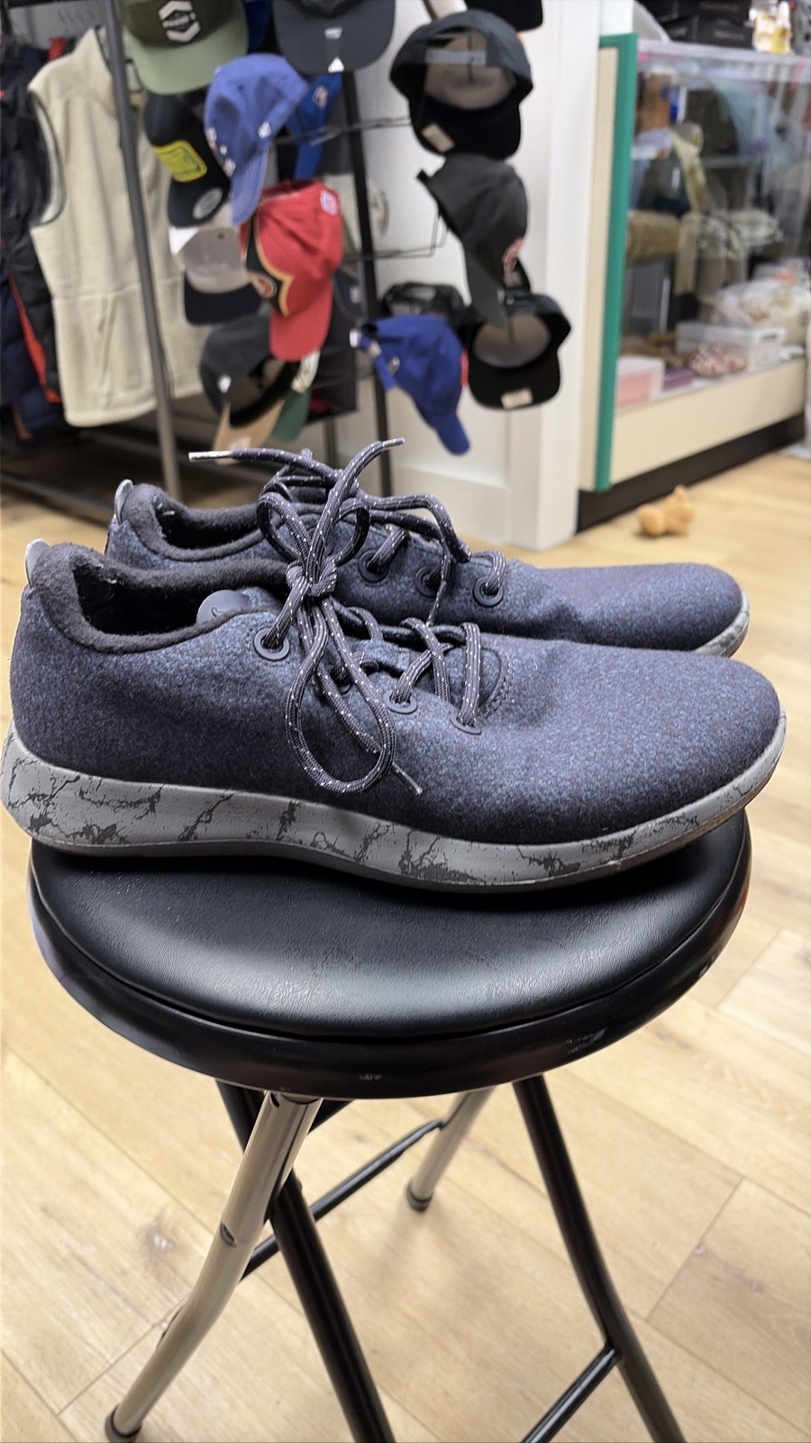 Allbirds Men's Wool Runner Mizzle Navy Low Top Sneakers 12