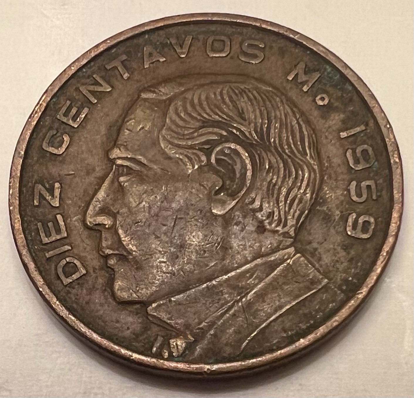 1959 🇲🇽 Mexico 10 Centavos Coin - Combined Shipping - Lot C66a