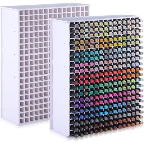 2 Pack Marker Storage Organizer, approx. 16.73 x 13.58 x 5.12 inches 300 Slots