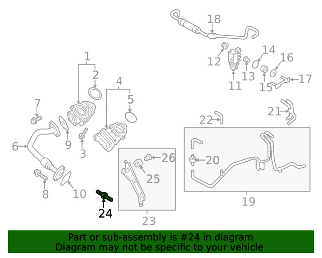 Genuine Volkswagen Support Stud N-107-645-01